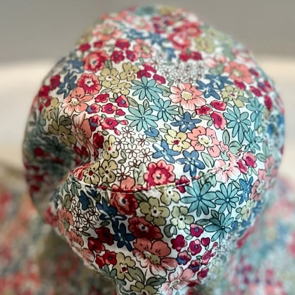 Jenni Reversible Terry Cloth Hat, vacation, summer beach